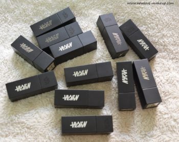 All Nykaa So Matte Lipsticks Review, Swatches, Indian Makeup Blog, Indian Beauty Blog