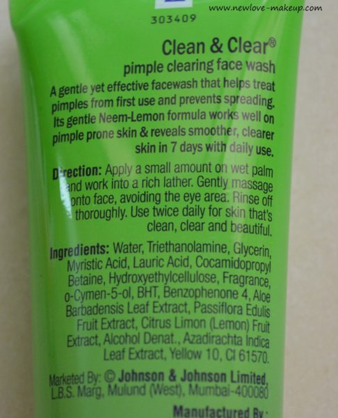 Clean & Clear Pimple Clearing Face Wash Review #BreakUpWithPimples