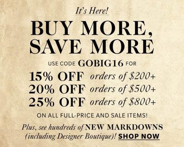 ShopBop November Big Sale | Details & Coupon Code