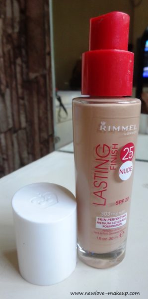 Rimmel London Lasting Finish 25H Nude Foundation Review, Indian Makeup Blog