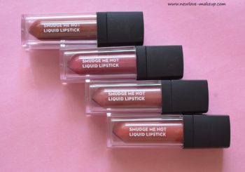 Sugar Cosmetics Smudge Me Not Liquid Lipsticks Review, Swatches, Indian Makeup Blog