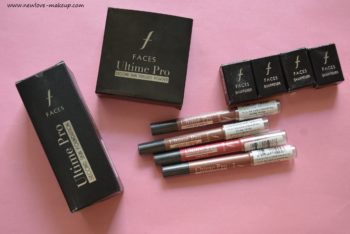 Faces Ultime Pro Second Skin Foundation, Pressed Powder & New Matte Lip Crayons Review, Swatches