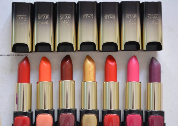L'Oreal Paris Color Riche Gold Obsession Lipsticks Review, Swatches, Indian Makeup Blog