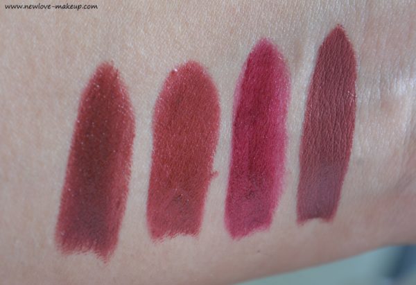 All Nykaa So Matte Fall/Winter Lipsticks Review, Swatches