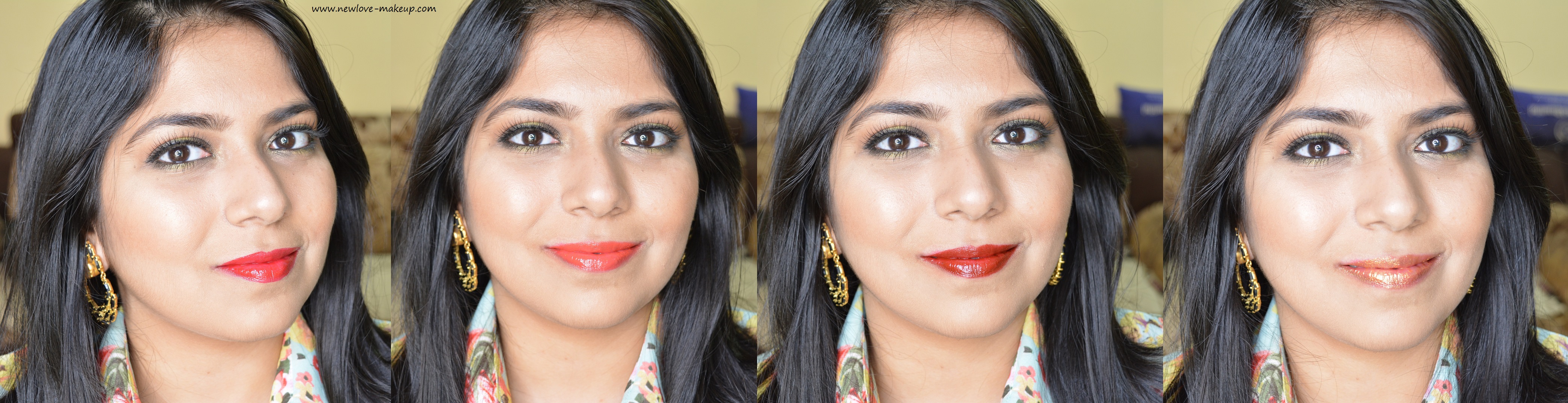 L'Oreal Paris Color Riche Gold Obsession Lipsticks Review, Swatches, Indian Makeup Blog