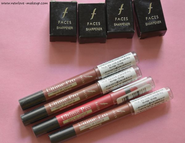 Faces Ultime Pro Second Skin Foundation, Pressed Powder & New Matte Lip Crayons Review, Swatches
