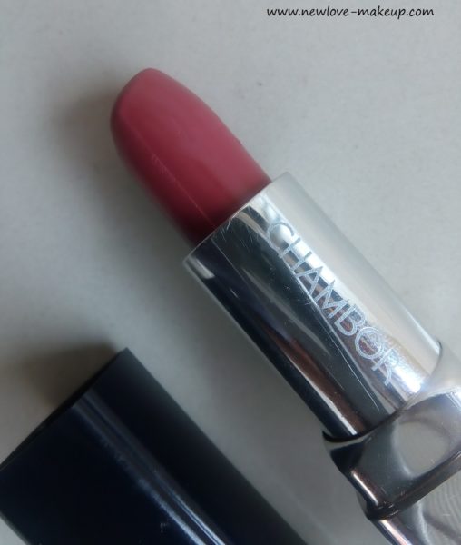 Chambor Powder Matte Lipstick Review, Swatches, Indian Makeup Blog