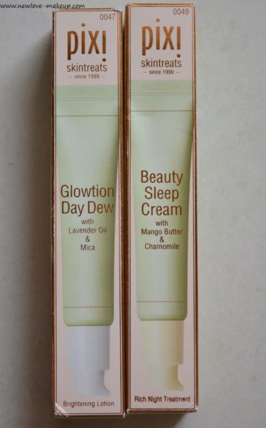 Pixi Beauty Skincare Review, Pixi Beauty Glowtion Day Dew, Pixi Beauty Sleep Cream