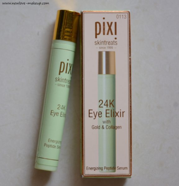 Pixi Beauty Skincare Review, Pixi Beauty 24K Eye Elixir
