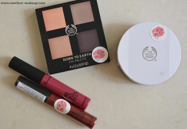The Body Shop Fresh Nude Cushion Foundation, Down to Earth Eyeshadow Quad Review, Swatches