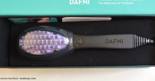 Dafni The Original Hair Straightening Ceramic Brush Review, Demo