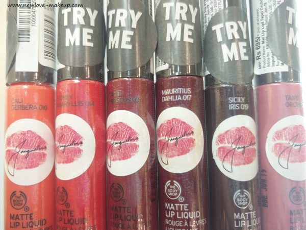 All 12 The Body Shop India Matte Lip Liquid Review, Swatches