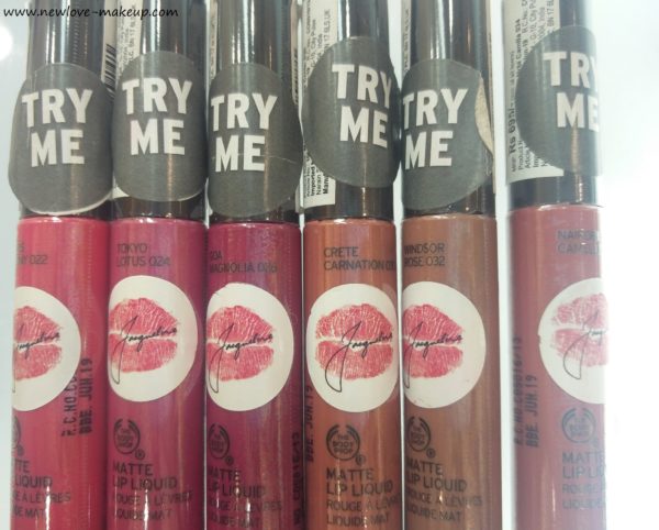 All 12 The Body Shop India Matte Lip Liquid Review, Swatches