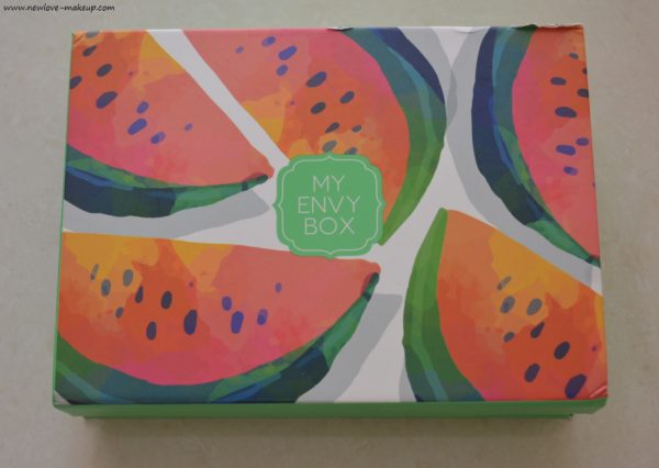 May 2017 Sip Of Summer My Envy Box Review, Unboxing