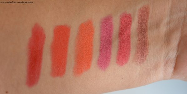 Lakme Enrich Lip Crayons Review, Swatches