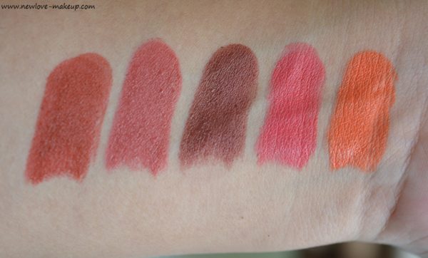 New Lakme 9to5 Primer + Matte Lipsticks Review, Swatches