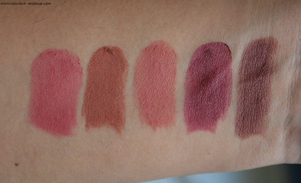 Sugar It's A Pout Time! Vivid Lipsticks 5 New Shades Swatches