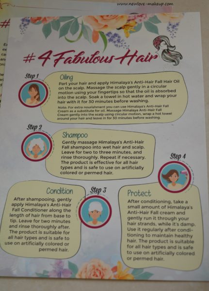 Himalaya Herbals Anti-Hair Fall Range Review : #4FabulousHair