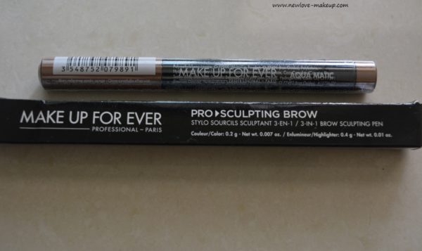 New MUFE Aqua Matic Eyeshadow, Pro Sculpting Brow Review, Swatches