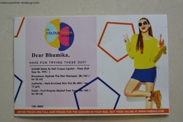 July 2017 Fab Bag Review & Giveaway