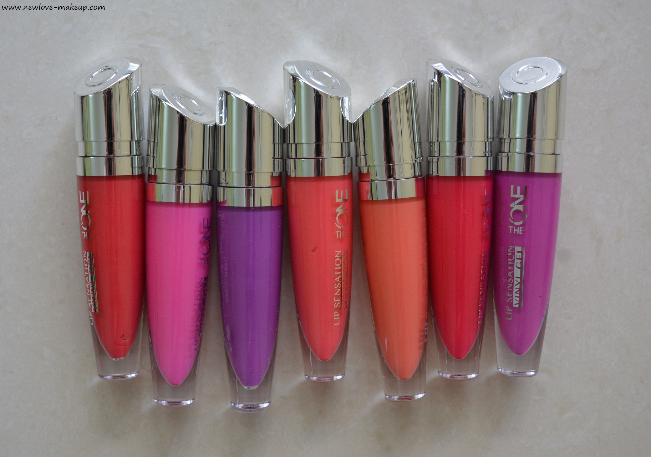Oriflame The One Lip Sensation Vinyl Gel Review, Swatches