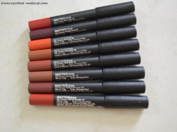 Nykaa Matteilicious Lip Crayons Review, Swatches
