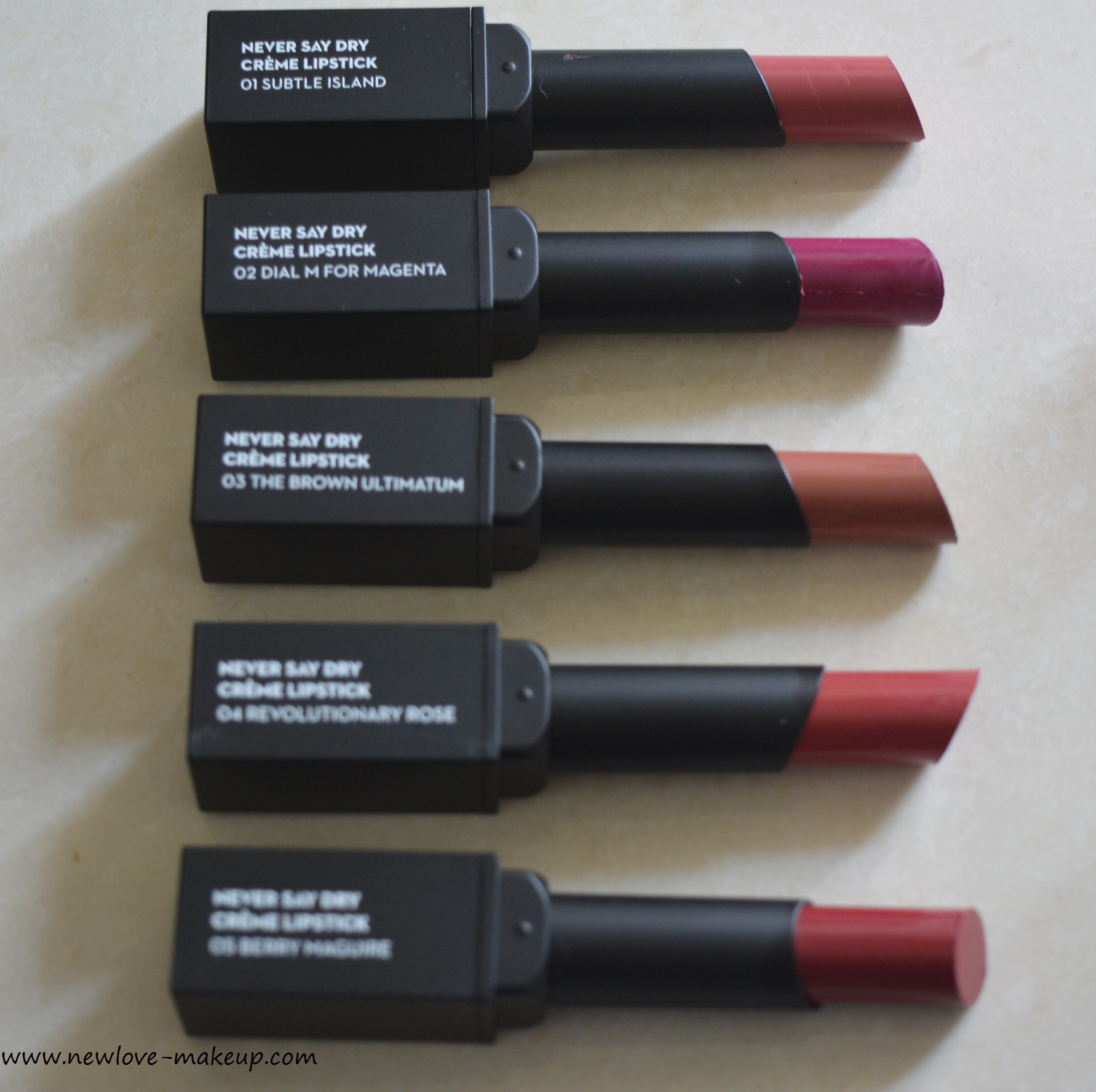 New Sugar Cosmetics Never Say Dry Creme Lipsticks Review, Swatches