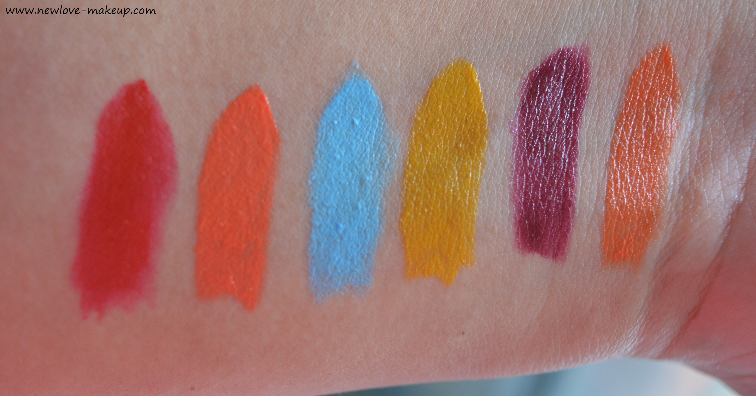 Stay Quirky BadAss Lipsticks Review, All Swatches