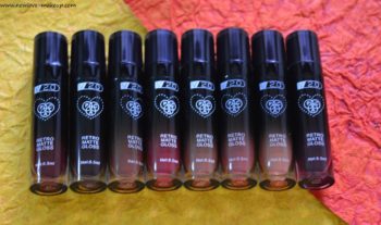 PAC Retro Matte Gloss New Shades 41 to 48 Swatches