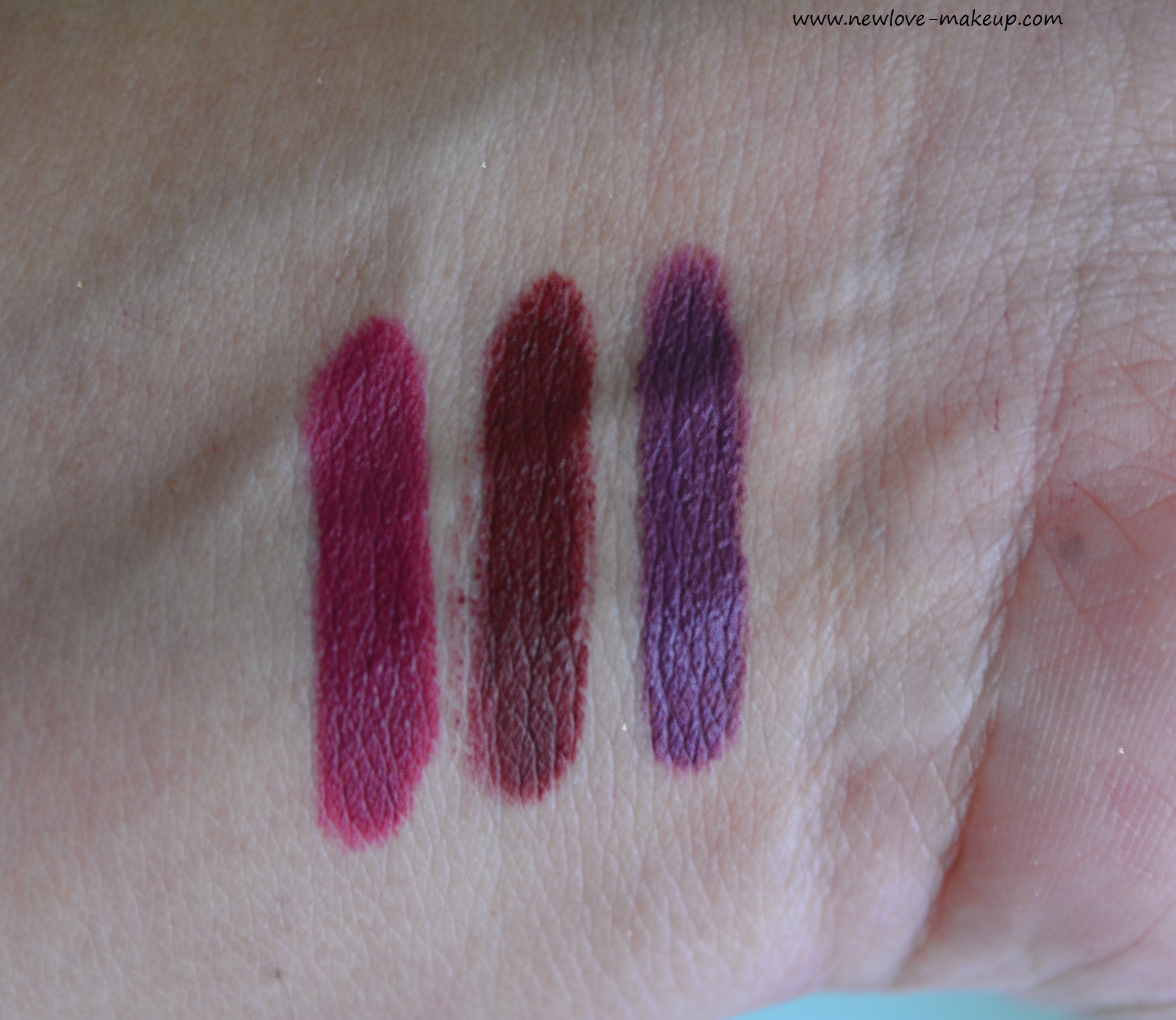 Sugar Matte As Hell Lip Crayons 12, 13, 14 Swatches