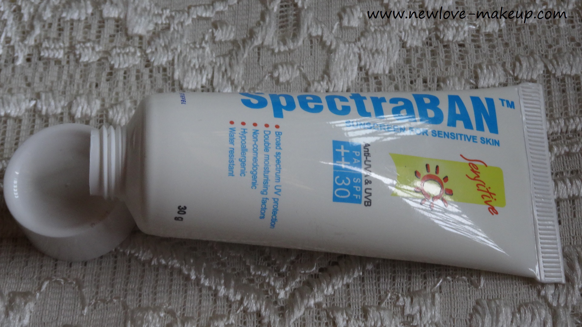 SpectraBan Sunscreen [STIEFEL] for Sensitive Skin SPF 30 Review