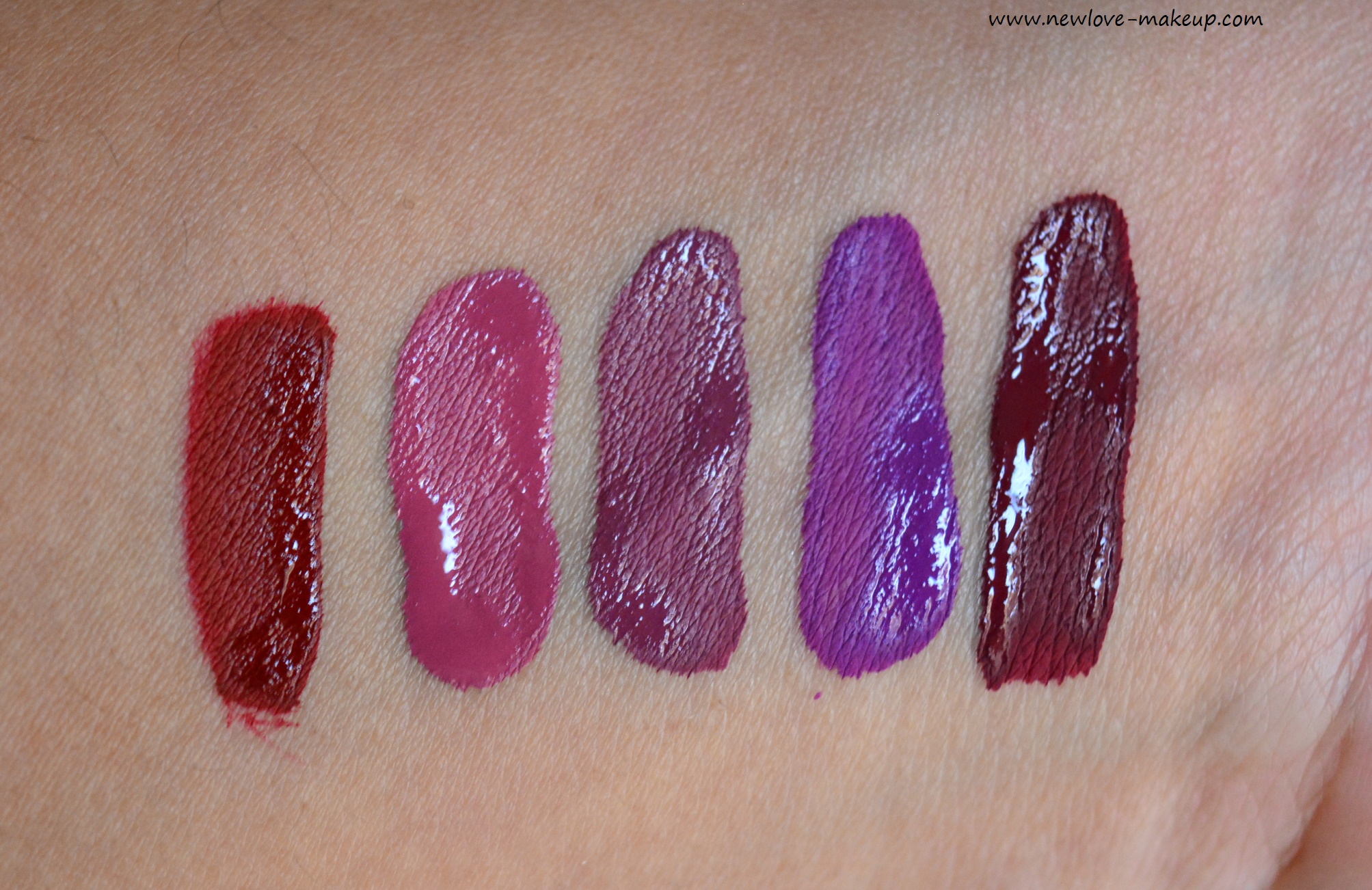 Swatches - Sugar Smudge Me Not Liquid Lipsticks New Shades 21 to 30