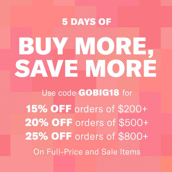 ShopBop Buy More Save More Sale Feb 2018