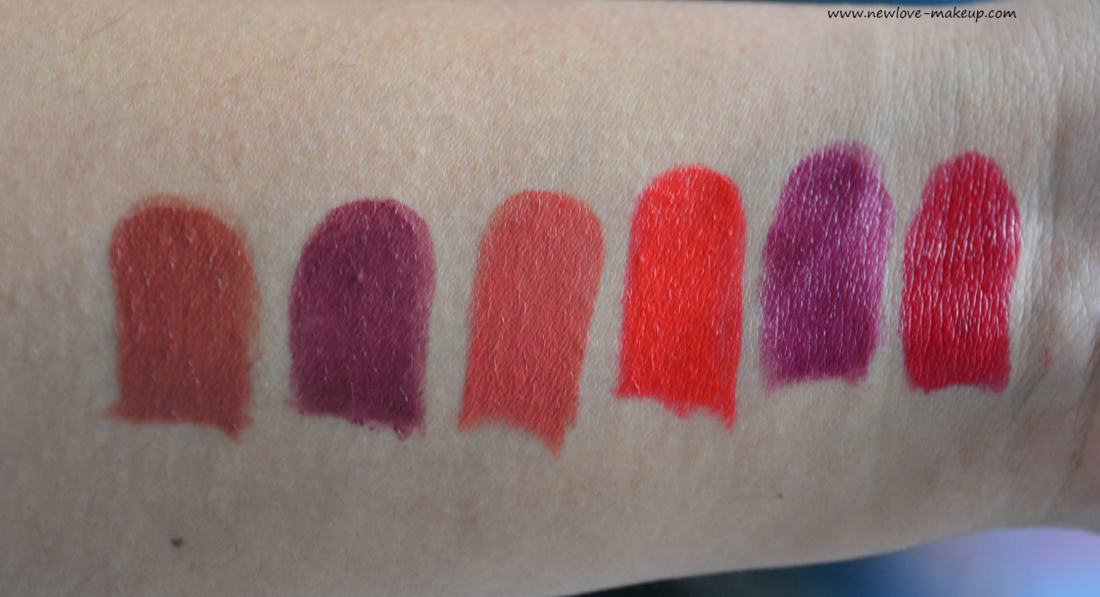 Sugar Never Say Dry Creme Lipsticks 6 New Shades, Swatches