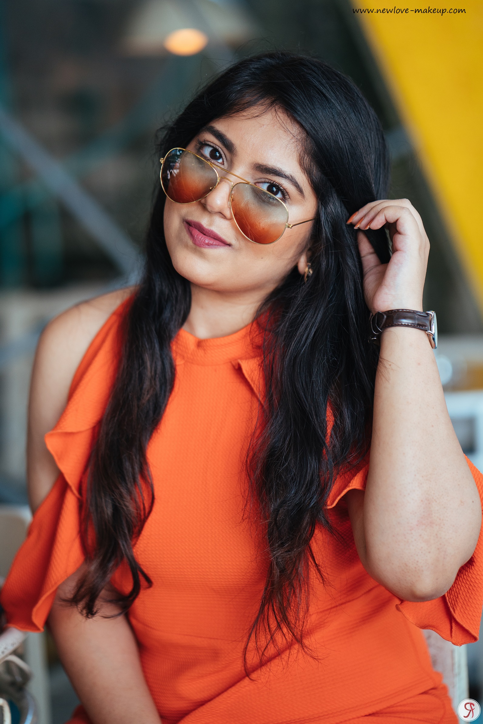 OOTD: For The Love of Orange, Indian Fashion Blog