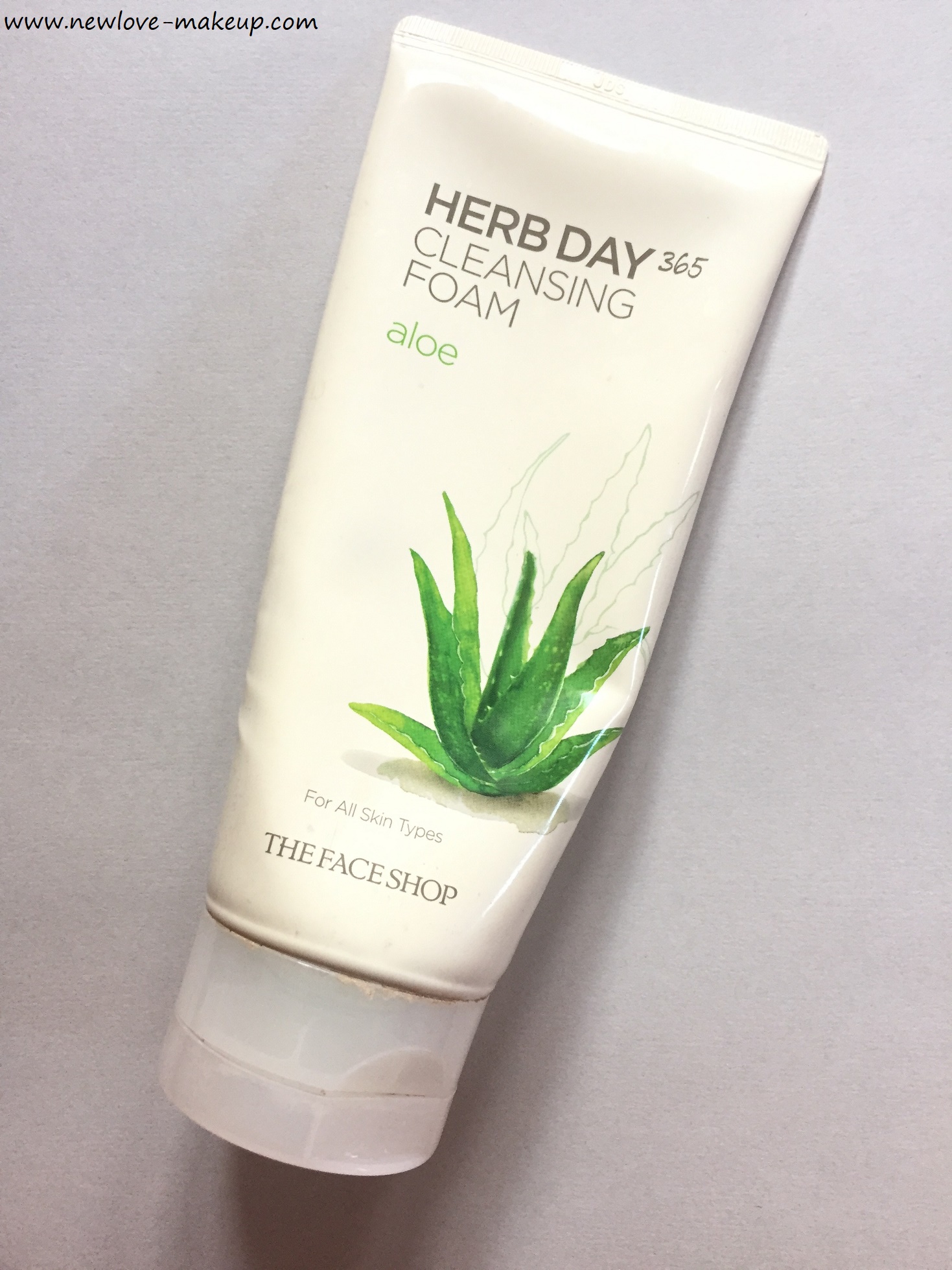 The Face Shop Herb Day 365 Cleansing Foam Aloe Face Wash Review