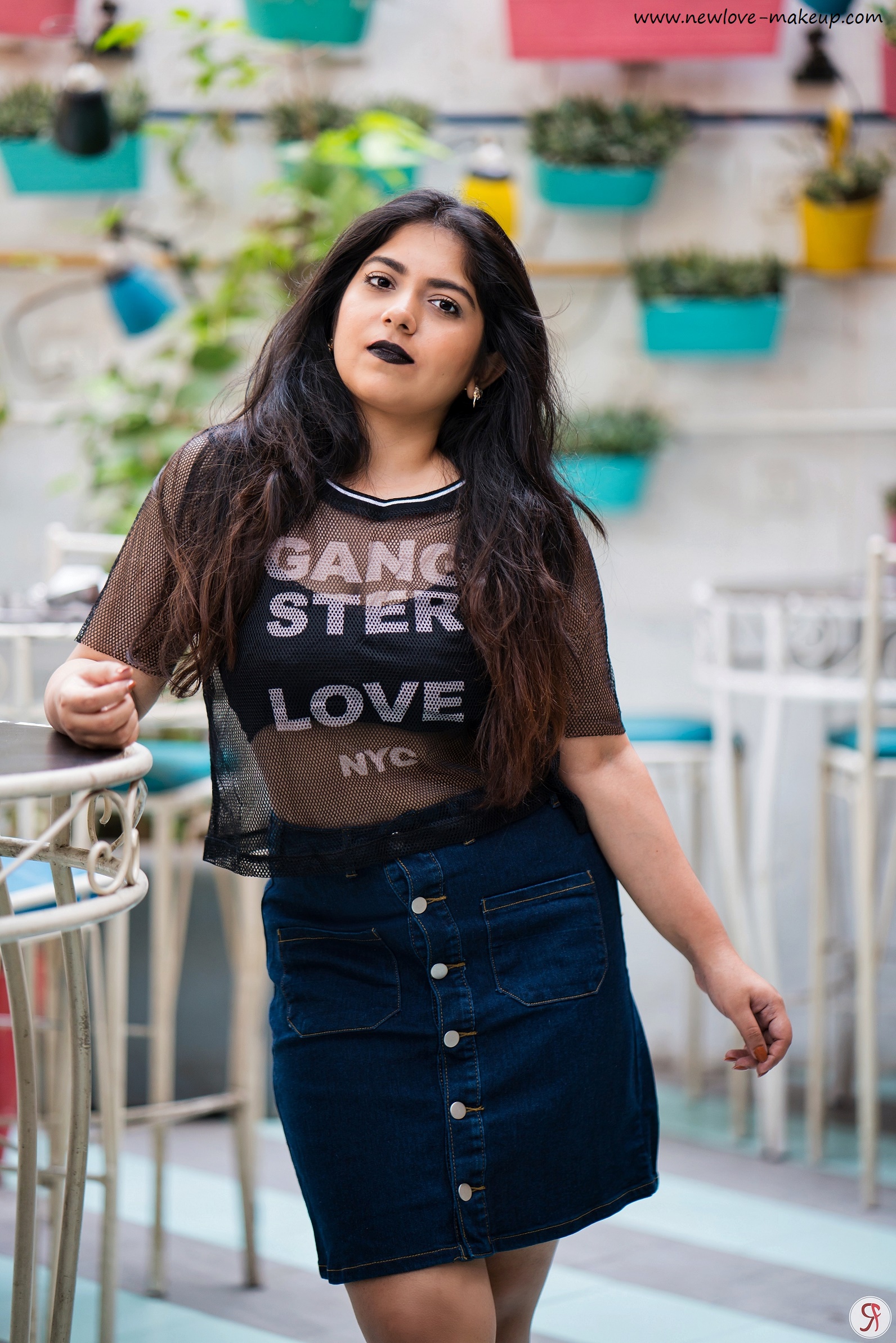 OOTD: Goth Chic, Indian Fashion Blog, Gothic Fashion