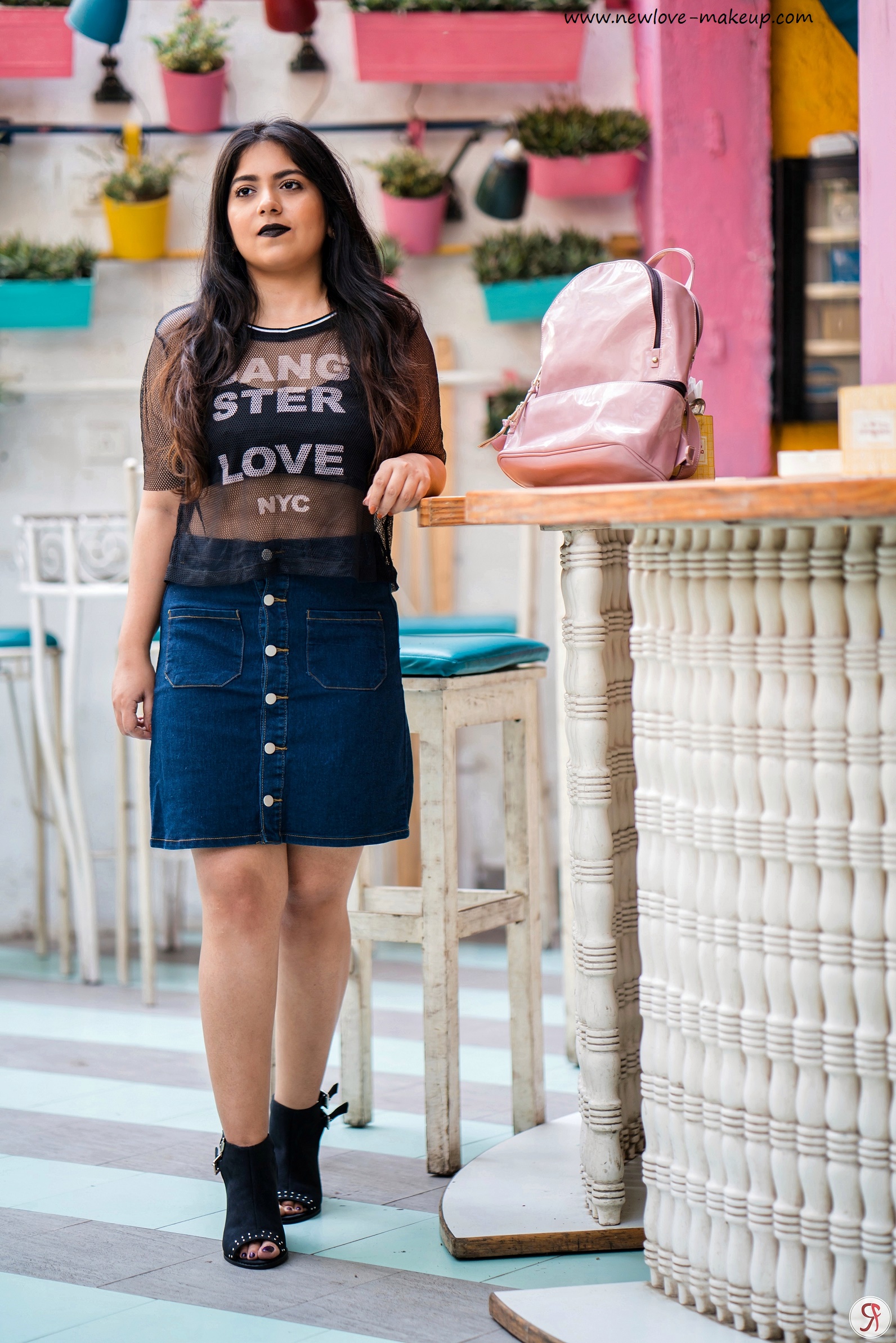 OOTD: Goth Chic, Indian Fashion Blog, Gothic Fashion