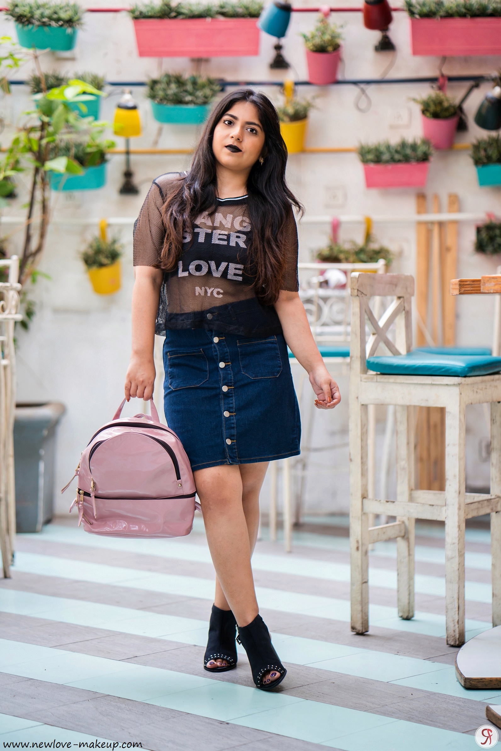 OOTD: Goth Chic, Indian Fashion Blog, Gothic Fashion