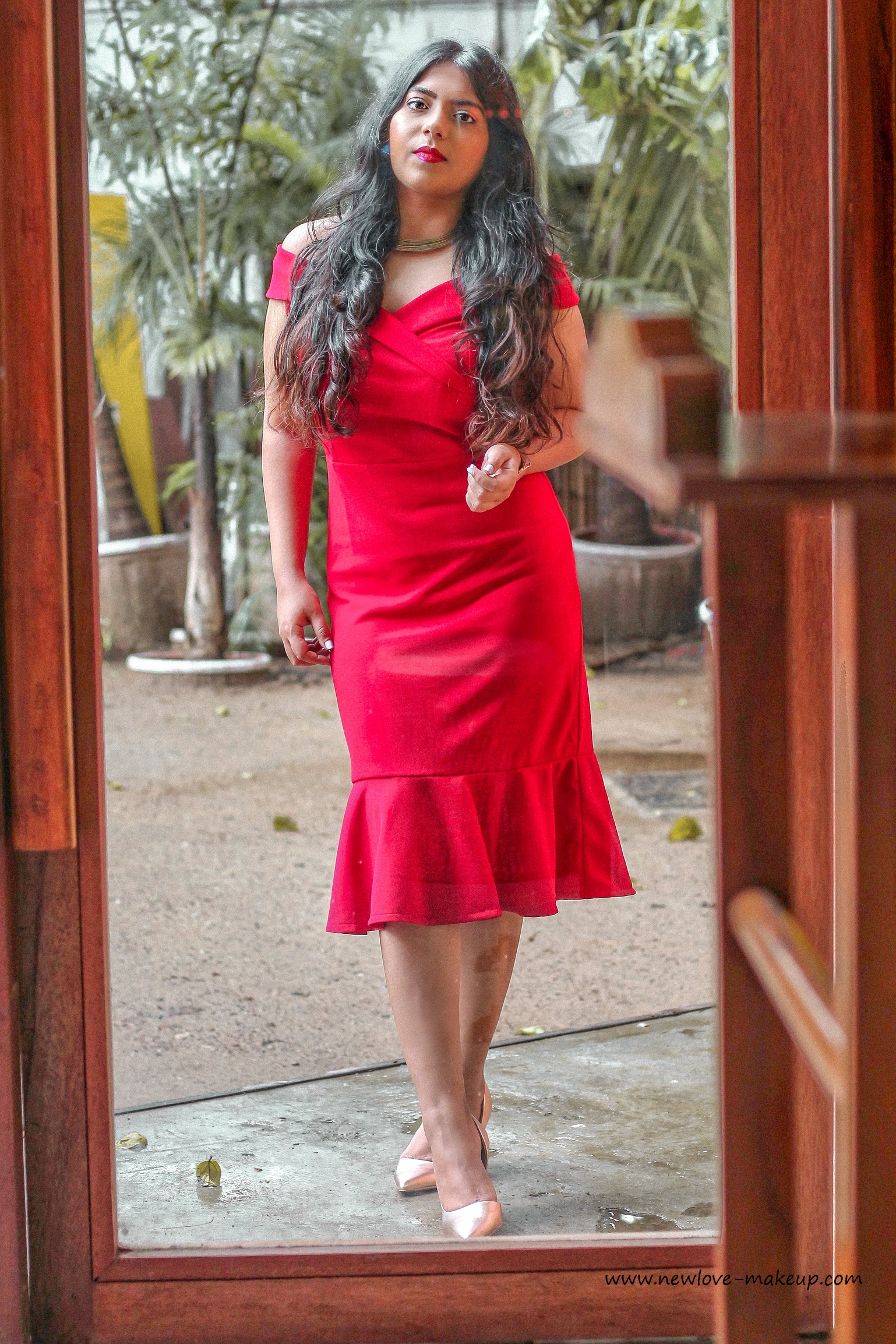 OOTD: The Perfect Red Dress | Retro Glam, Indian Fashion Blog