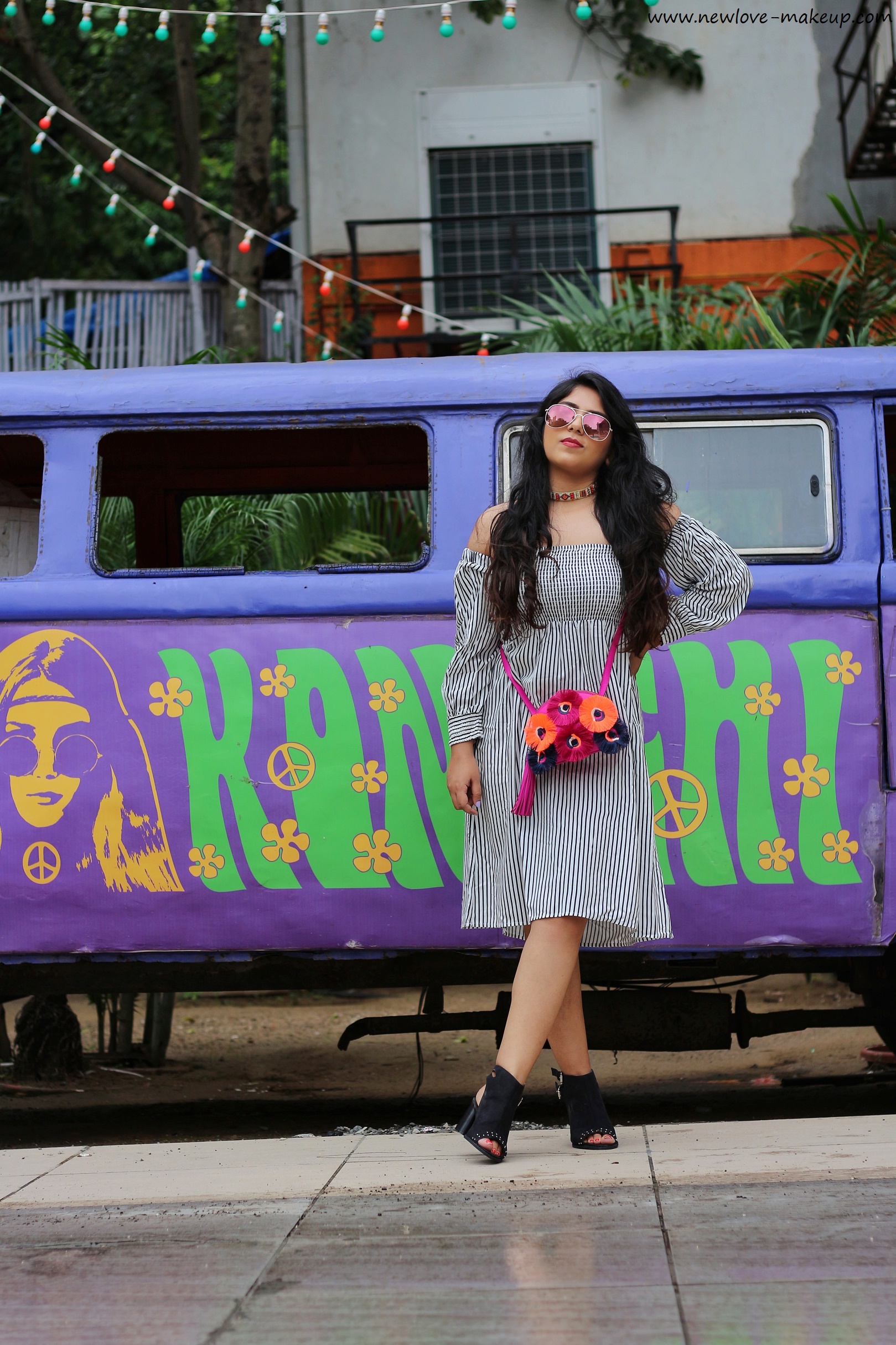 OOTD: Monochrome with a Pop, Indian Fashion Blog, Mumbai Blogger