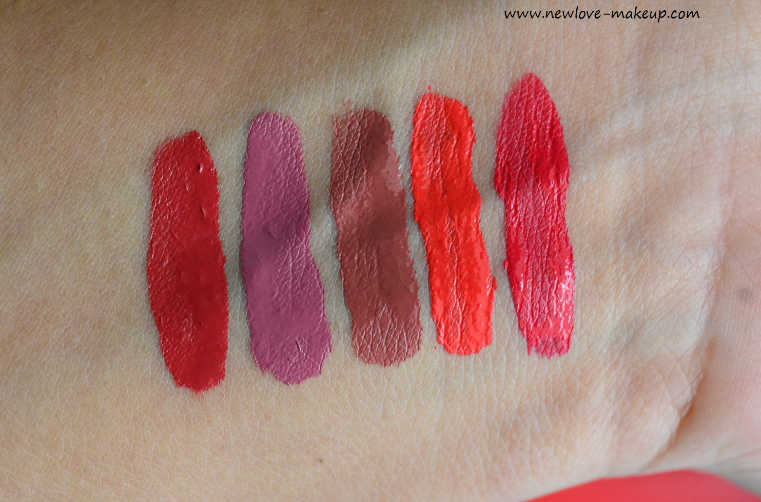 Swatches - 10 New Shades 11 to 20 of Sugar Suede Secret Lip Colours