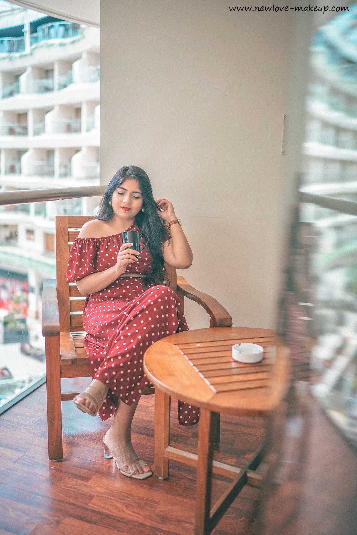 OOTD: Vintage Polka Dots Retro Style Co-ords, Indian Fashion Blog