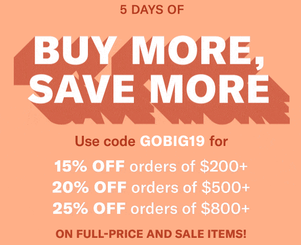 ShopBop Buy More Save More Sale