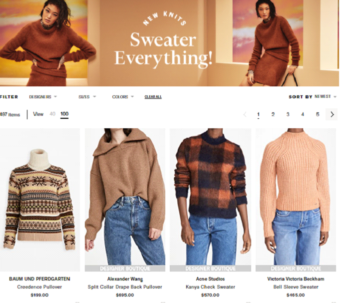 ShopBop 'The Fall Event' Sale